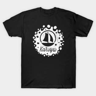 Kalypso Sailing Boat Greek Letters T-Shirt